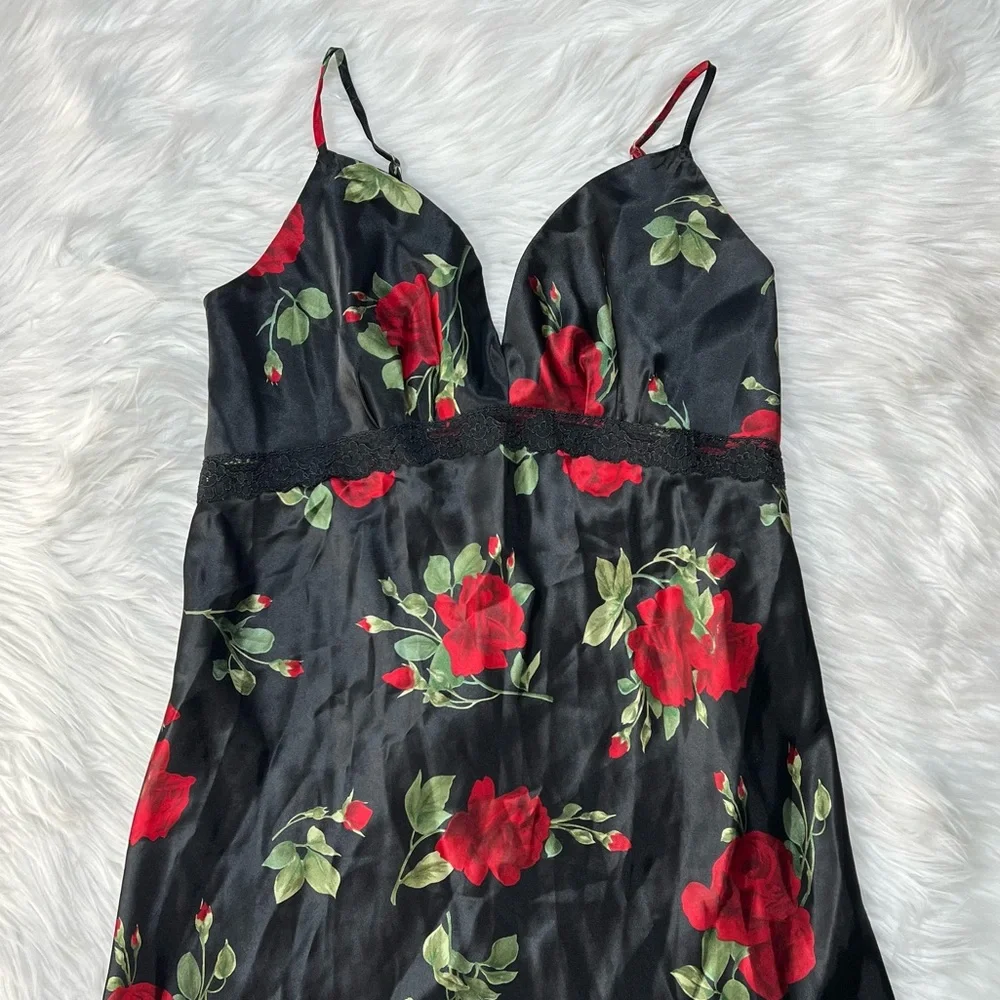 Vintage Floral Maxi Slip Dress - Picture 1 of 12